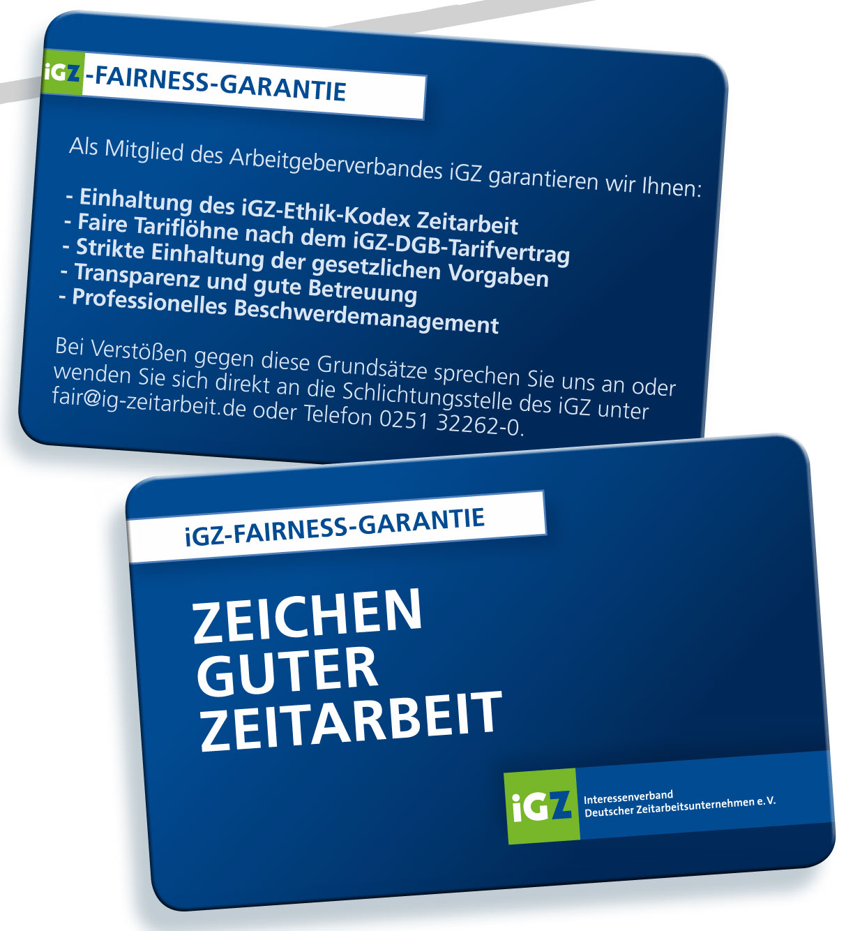 iGZ Garantiekarte